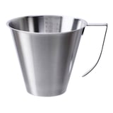 IDEALISK Jug, graduated/stainless steel, 1 l