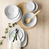 IKEA 365+ Deep plate/bowl, angled sides white, 22 cm