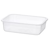 IKEA 365+ Food container, rectangular/plastic, 1.0 l