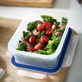 IKEA 365+ Food container with lid, rectangular/plastic, 1.0 l