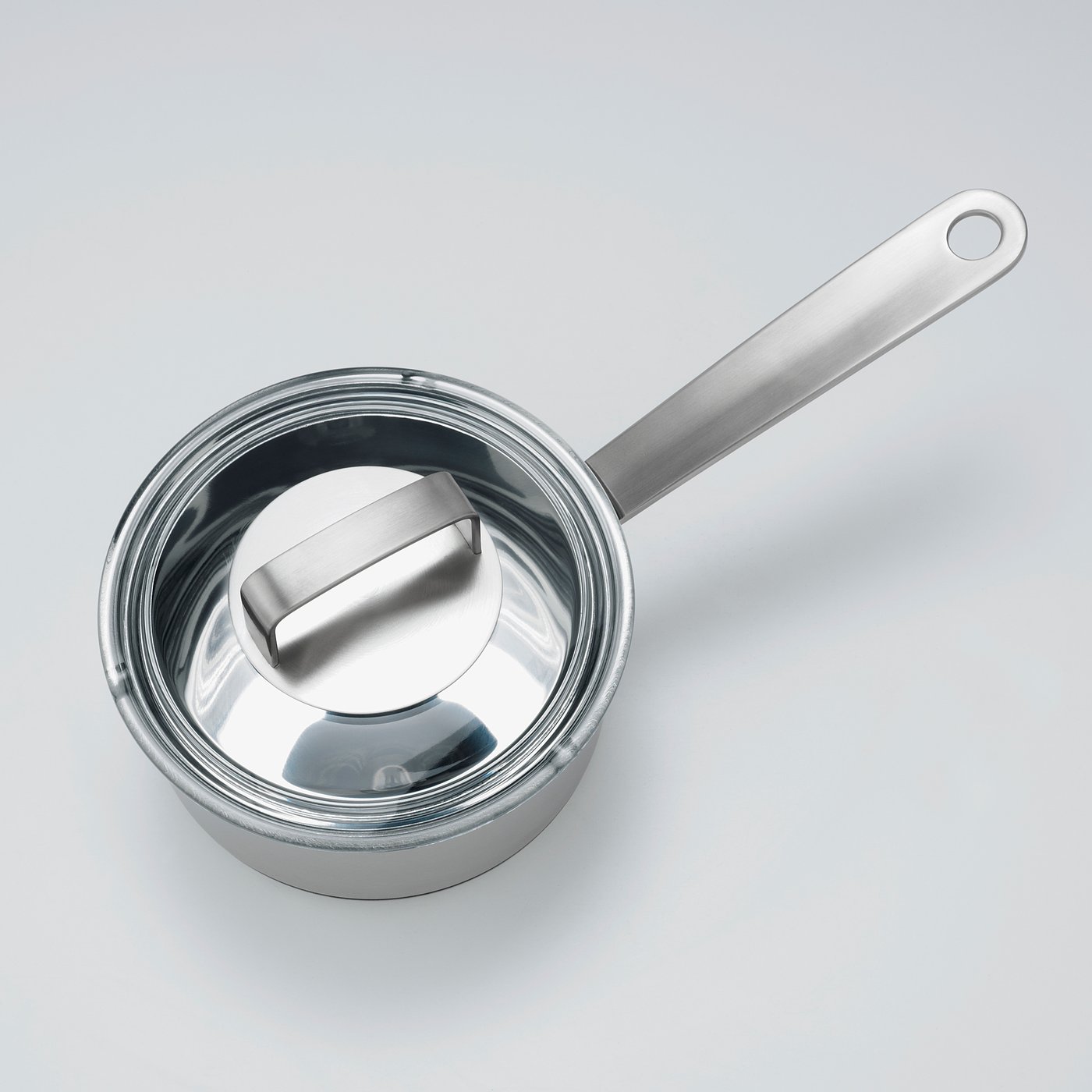 IKEA 365+ Saucepan with lid, stainless steel/glass, 1 l IKEA