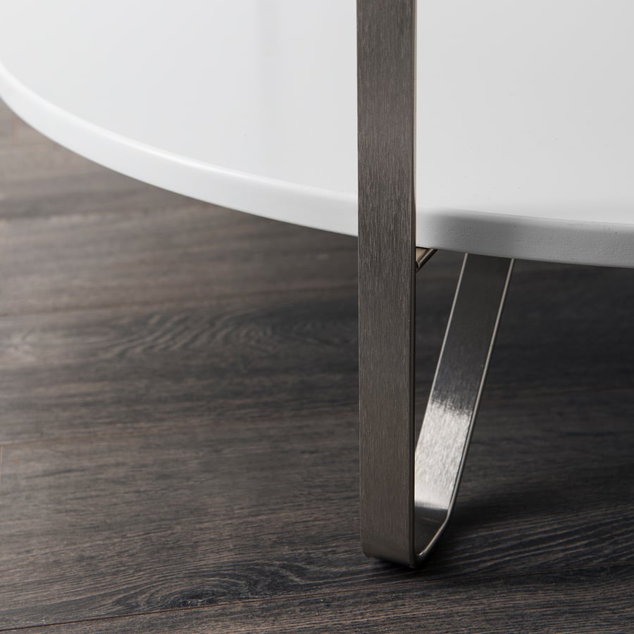 IMFORS coffee table, white, 80 cm IKEA