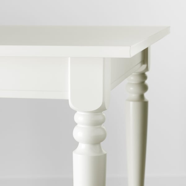 INGATORP / INGOLF Table and 4 chairs, white, 155/215 cm