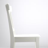 INGATORP / INGOLF Table and 4 chairs, white, 155/215 cm