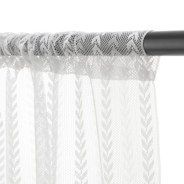 Ingbjorg Sheer Curtains 1 Pair White Arrow Ikea