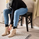 INGOLF Stool, brown-black