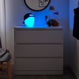 ISKÄRNA LED table lamp, multicolour