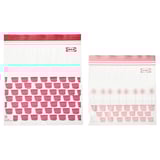 ISTAD Resealable bag, patterned red/pink, 2.5/1.2 l