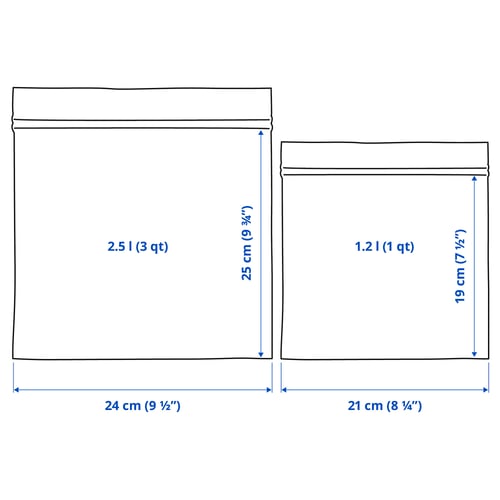 Illustration with measurements for the product: ISTAD.