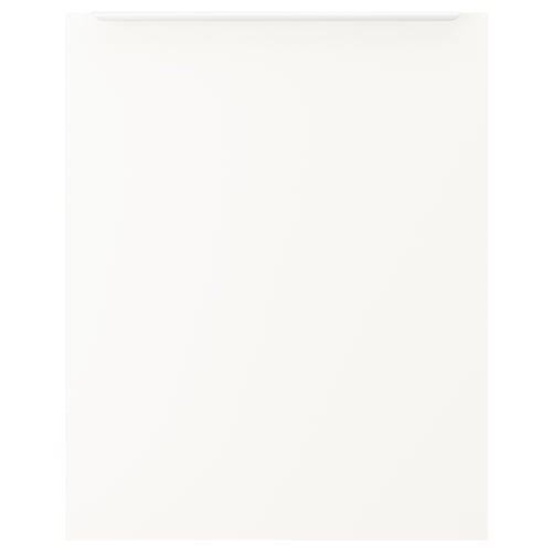 JÄRNBODA cabinet: white, rectangular, steel door with aluminium handle.