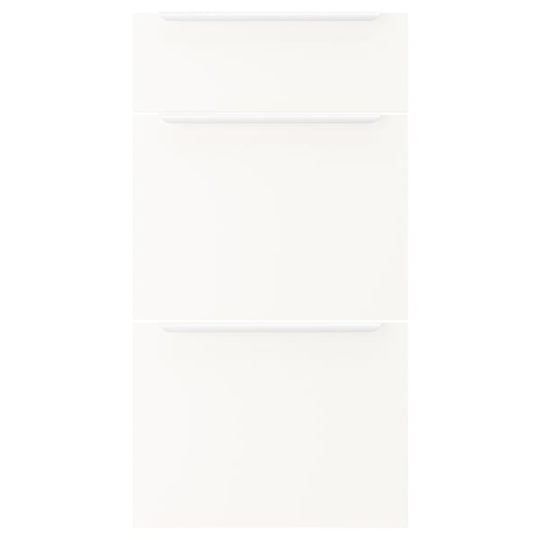 JÄRNBODA Drawer front, white, 40 cm