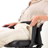 JÄRVFJÄLLET Office chair with armrests, Glose black