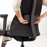 JÄRVFJÄLLET Office chair with armrests, Glose black