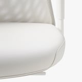 JÄRVFJÄLLET Office chair with armrests, Grann white