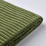 JÄTTEBO 2,5-seat mod sofa w chaise longue, left with headrest/Samsala dark yellow-green