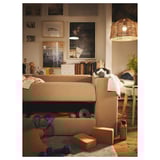 JÄTTEBO 3-seat modular sofa, Samsala grey-beige