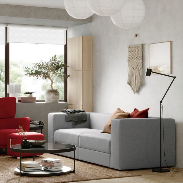 JÄTTEBO 3-seat modular sofa, Tonerud grey