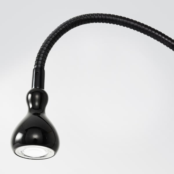 JANSJÖ LED USB lamp, black, 38 cm - IKEA