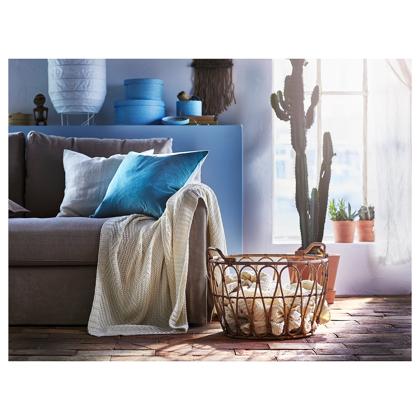 Jennyann Throw White Ikea