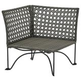JUTHOLMEN Corner section, outdoor, dark grey-brown