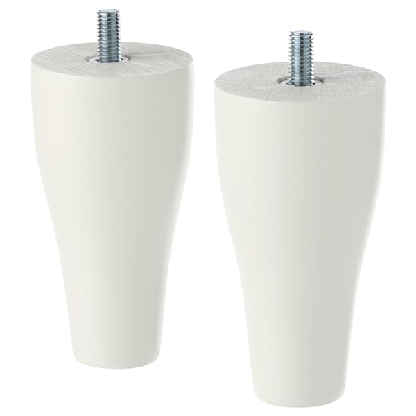 KABBARP Leg, white, 10 cm