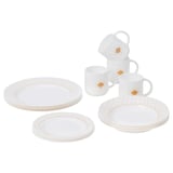 KALASBRA 16-piece service, gold-colour