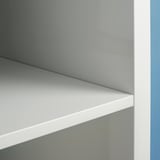 KALLAX Shelving unit with 2 inserts, with 4 drawers/white, 147x42 cm