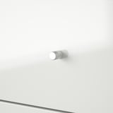 KALLAX Shelving unit with 4 inserts, high-gloss/white, 147x147 cm