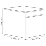 KALLAX Shelving unit with 4 inserts, white, 147x147 cm