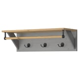 KALLSÖ Hat rack, grey, 80 cm