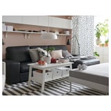 KIVIK 3-seat sofa, with chaise longue/Grann/Bomstad black