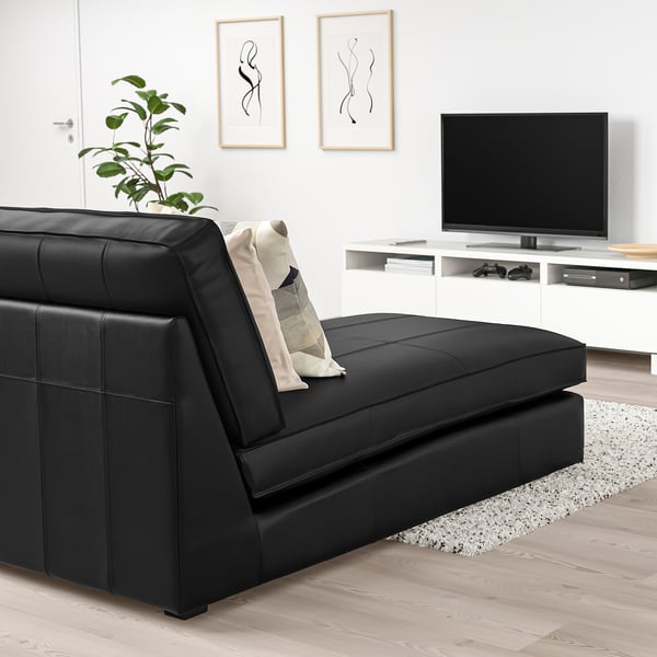 KIVIK Chaise longue, Grann/Bomstad black