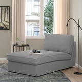 KIVIK Chaise longue, Tibbleby beige/grey
