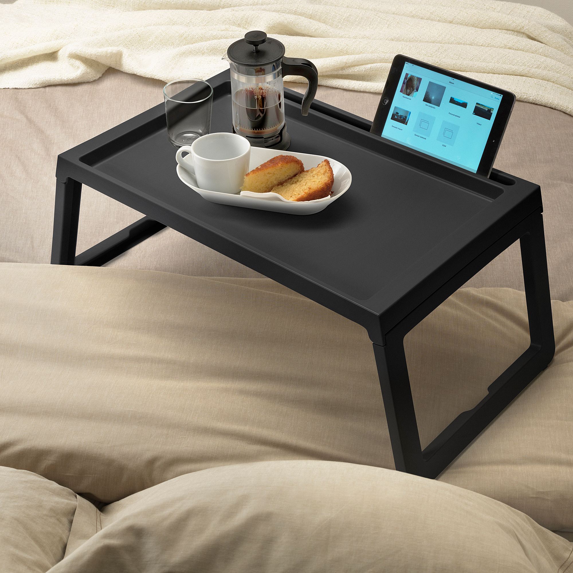 KLIPSK Bed tray, black IKEA