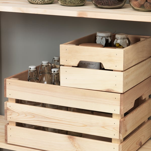 Knagglig Box Pine Ikea