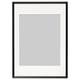 Option: KNOPPÄNG Frame, black, 50x70 cm