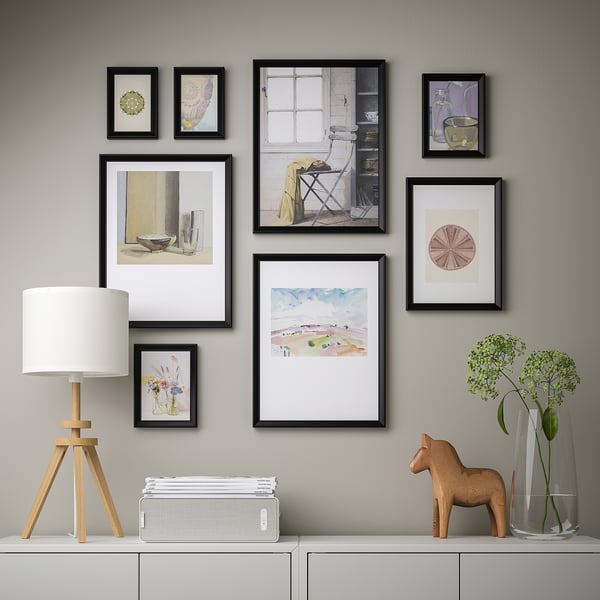 KNOPPÄNG Frame, black, 13x18 cm