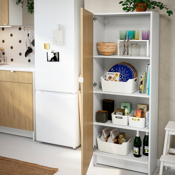 KNOXHULT High cabinet with door, oak effect, 60x31x153 cm