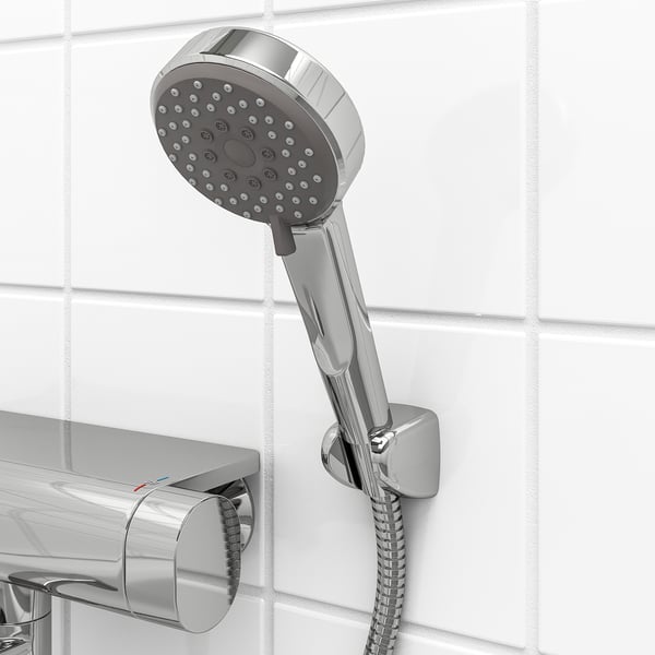 KOLSJÖN Hand shower parking bracket, chrome-plated