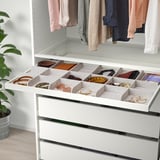 KOMPLEMENT Drawer mat, light grey, 90x53 cm