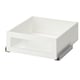 KOMPLEMENT Drawer with framed glass front, white, 50x58 cm
