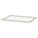 KOMPLEMENT Glass shelf, grey-beige, 75x58 cm