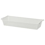 KOMPLEMENT Mesh basket with pull-out rail, white, 100x35 cm