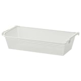 KOMPLEMENT Mesh basket with pull-out rail, white, 75x35 cm