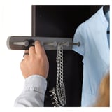 KOMPLEMENT Pull-out multi-use hanger, dark grey, 35 cm