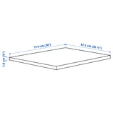 KOMPLEMENT Shelf, grey-beige, 75x58 cm