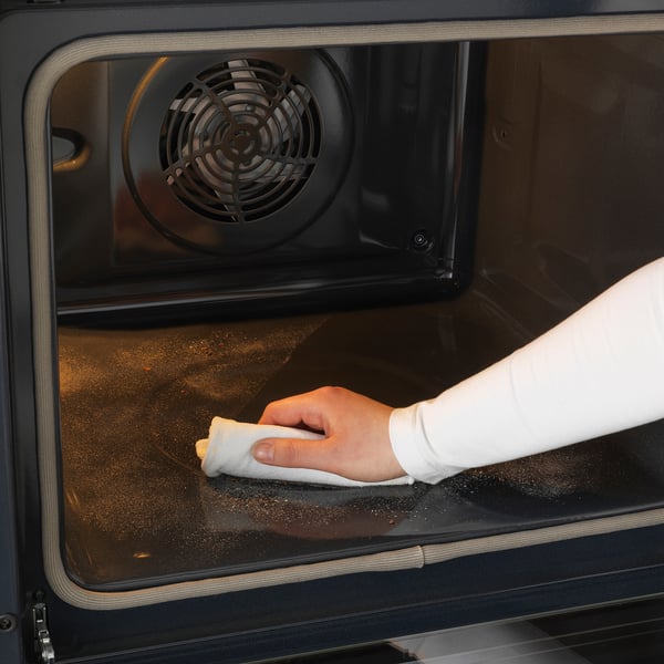 KULINARISK Forced air oven w pyrolytic funct, IKEA 700 stainless steel