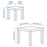 LACK Nest of tables, set of 2, white