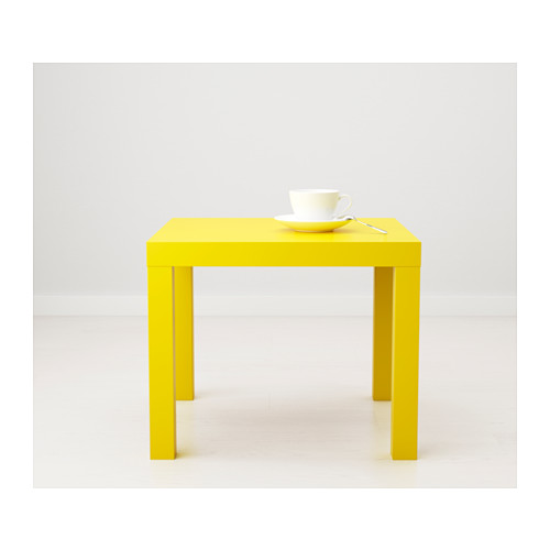 LACK Side table yellow IKEA