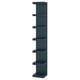 LACK Wall shelf unit, black-blue, 30x190 cm